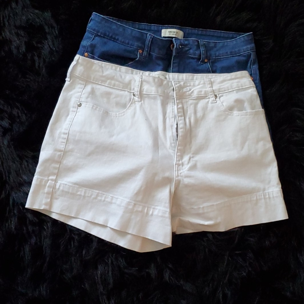 High waist shorts